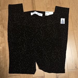 New Old Navy Black Textured Pants